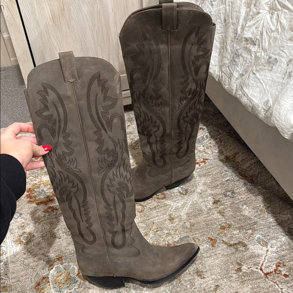 Jeffrey Campbell Tall Western Cowboy Boots